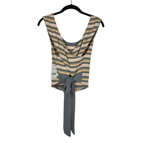Free People Workshop Tie Back Tank Top L - Picture 4 of 8